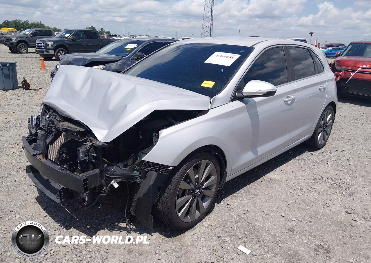 2018 Hyundai Elantra Gt Sport VIN:KMHH55LC9JU039411 - 2