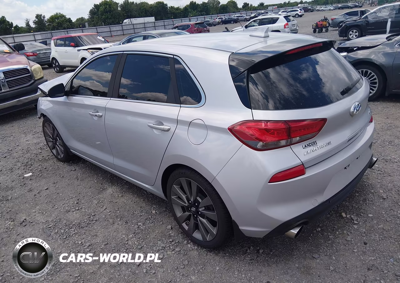 2018 Hyundai Elantra Gt Sport VIN:KMHH55LC9JU039411 - 3