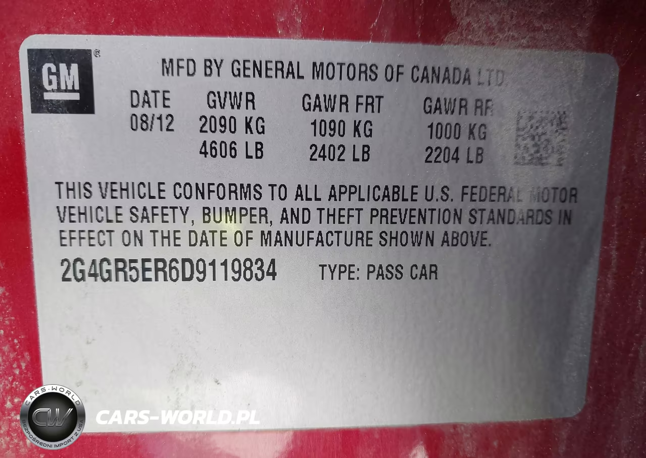 2013 Buick Regal VIN:2G4GR5ER6D9119834 - 9