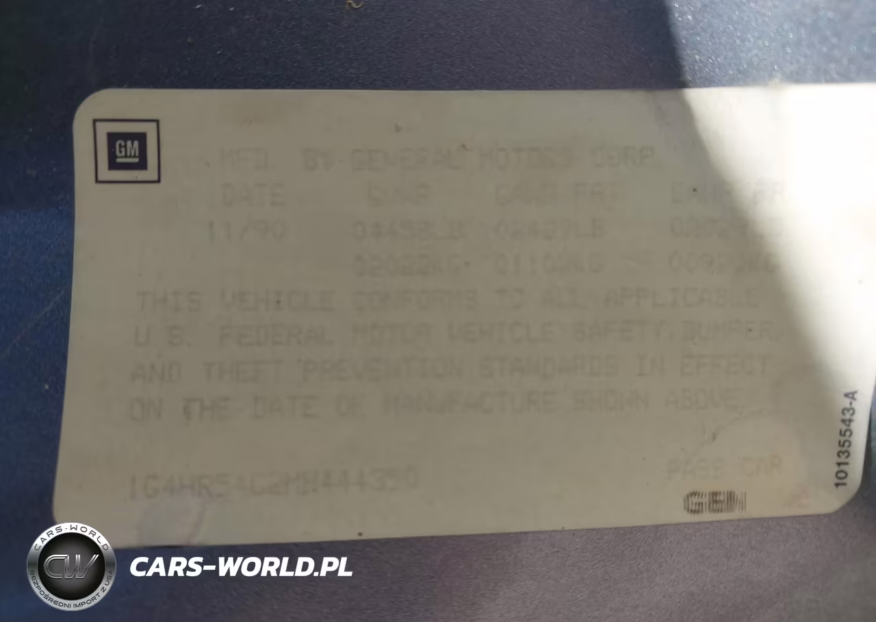 1991 Buick Lesabre Limited VIN:1G4HR54C2MH444350 - 9