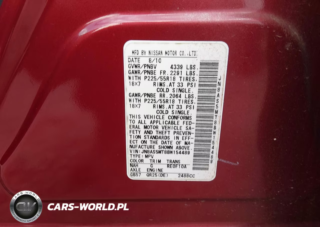 2011 Nissan Rogue Sv VIN:JN8AS5MT8BW154489 - 9