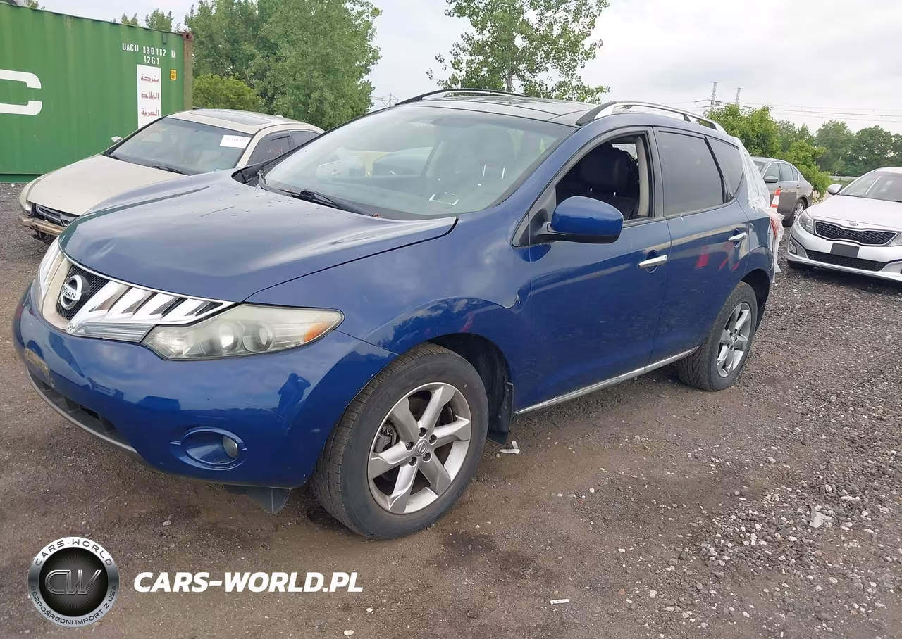 2009 Nissan Murano Sl VIN:JN8AZ18W89W205721 - 2
