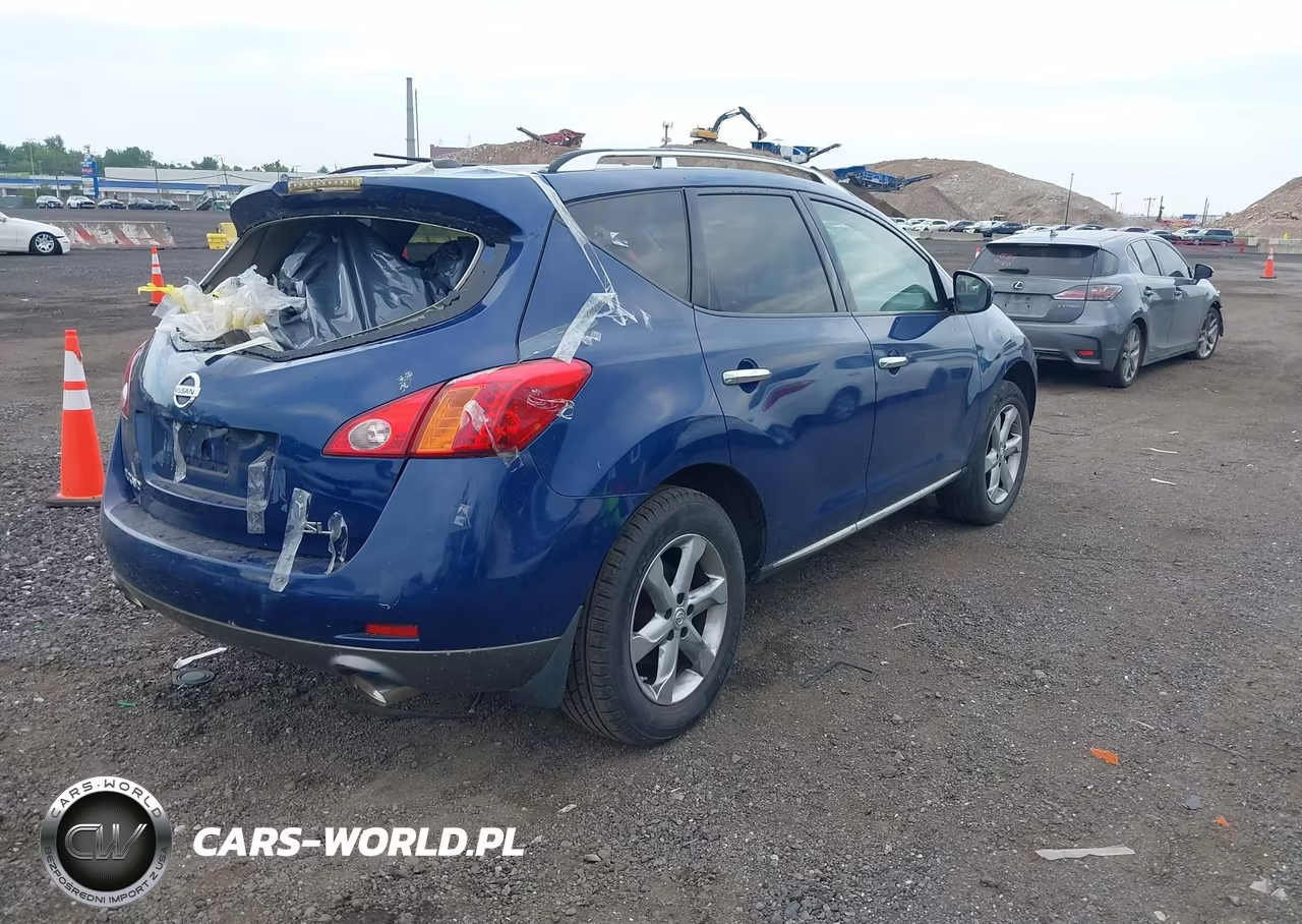 2009 Nissan Murano Sl VIN:JN8AZ18W89W205721 - 4