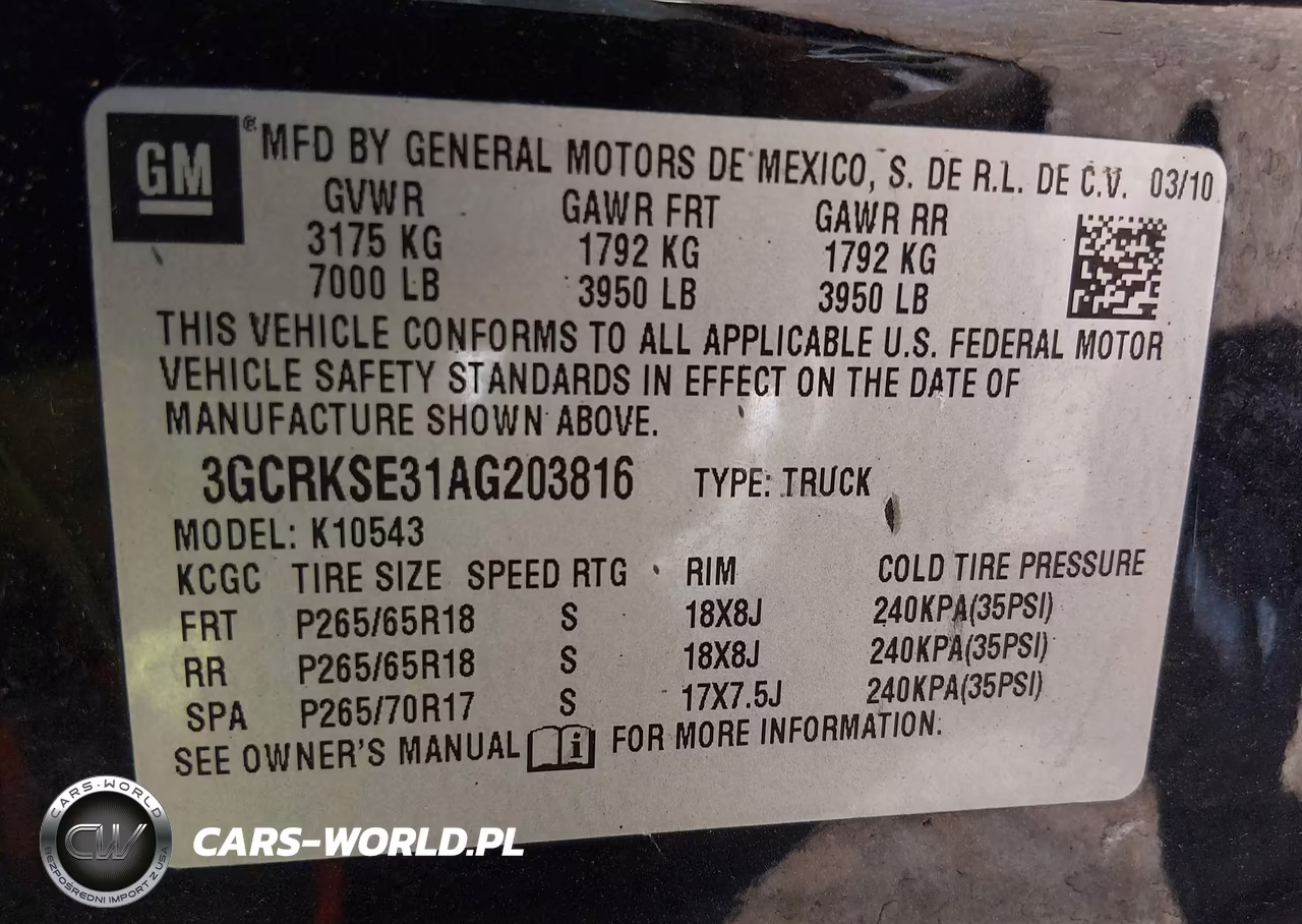 2010 Chevrolet Silverado 1500 Lt VIN:3GCRKSE31AG203816 - 9