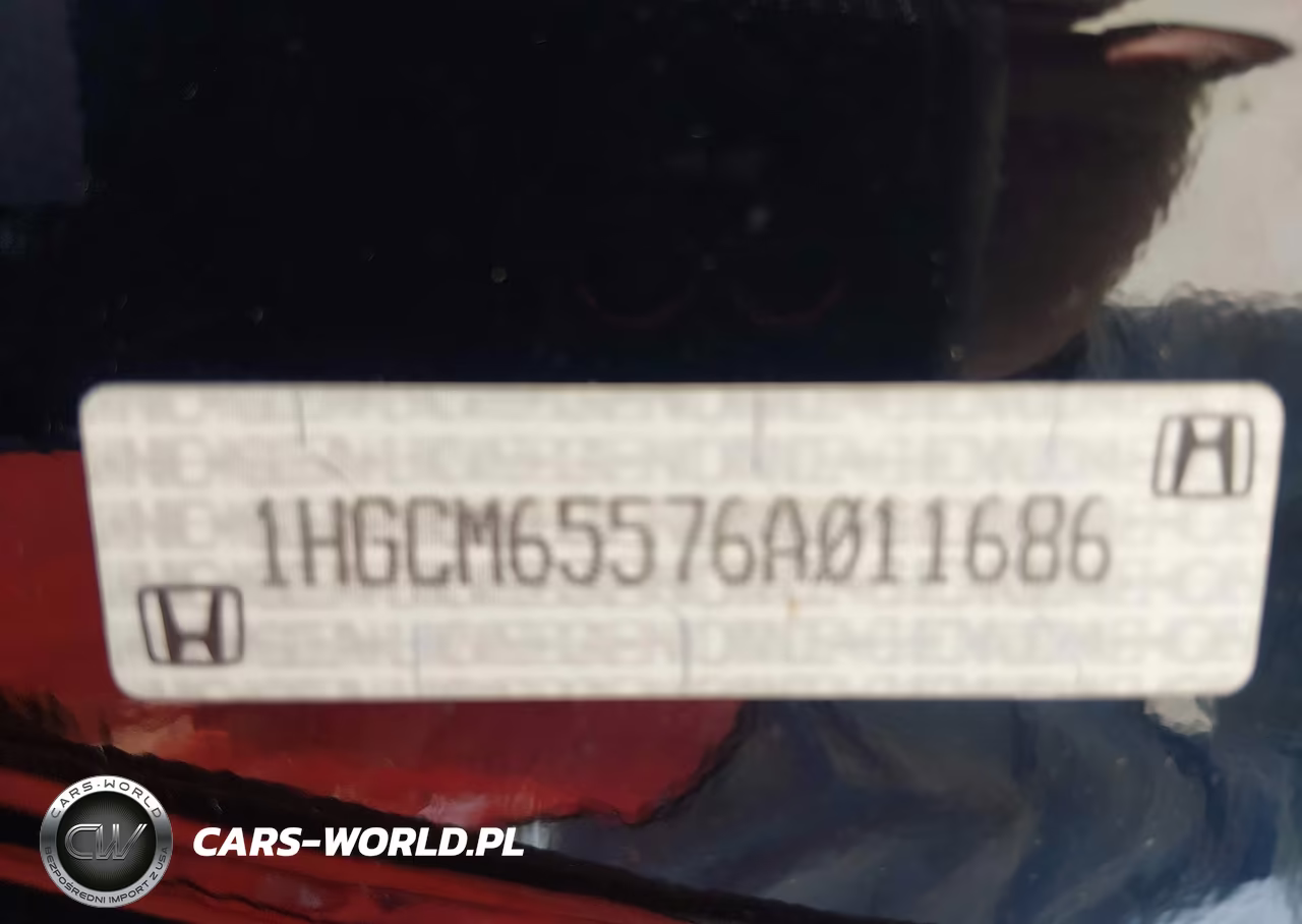2006 Honda Accord 3.0 Ex VIN:1HGCM65576A011686 - 9