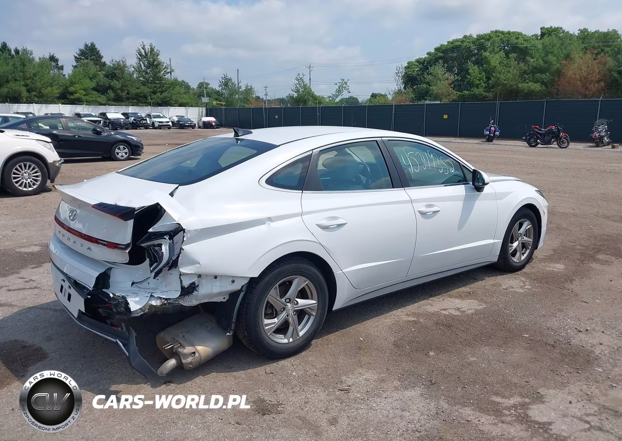 2021 Hyundai Sonata Se VIN:5NPEG4JA4MH077124 - 4