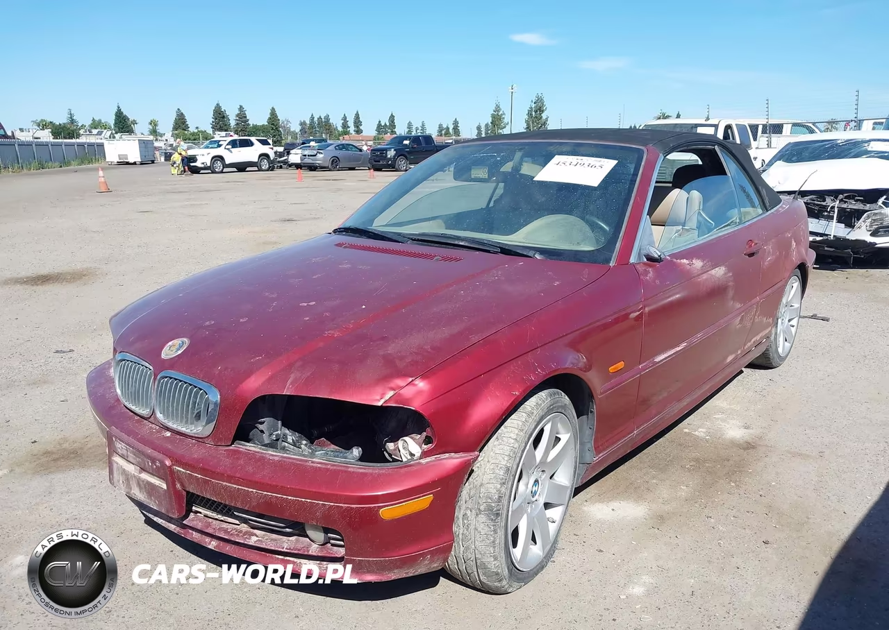 2000 BMW 323Ci VIN:WBABR3340YEA83250 - 2