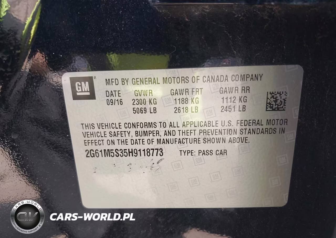 2017 Cadillac Xts Luxury VIN:2G61M5S35H9118773 - 9