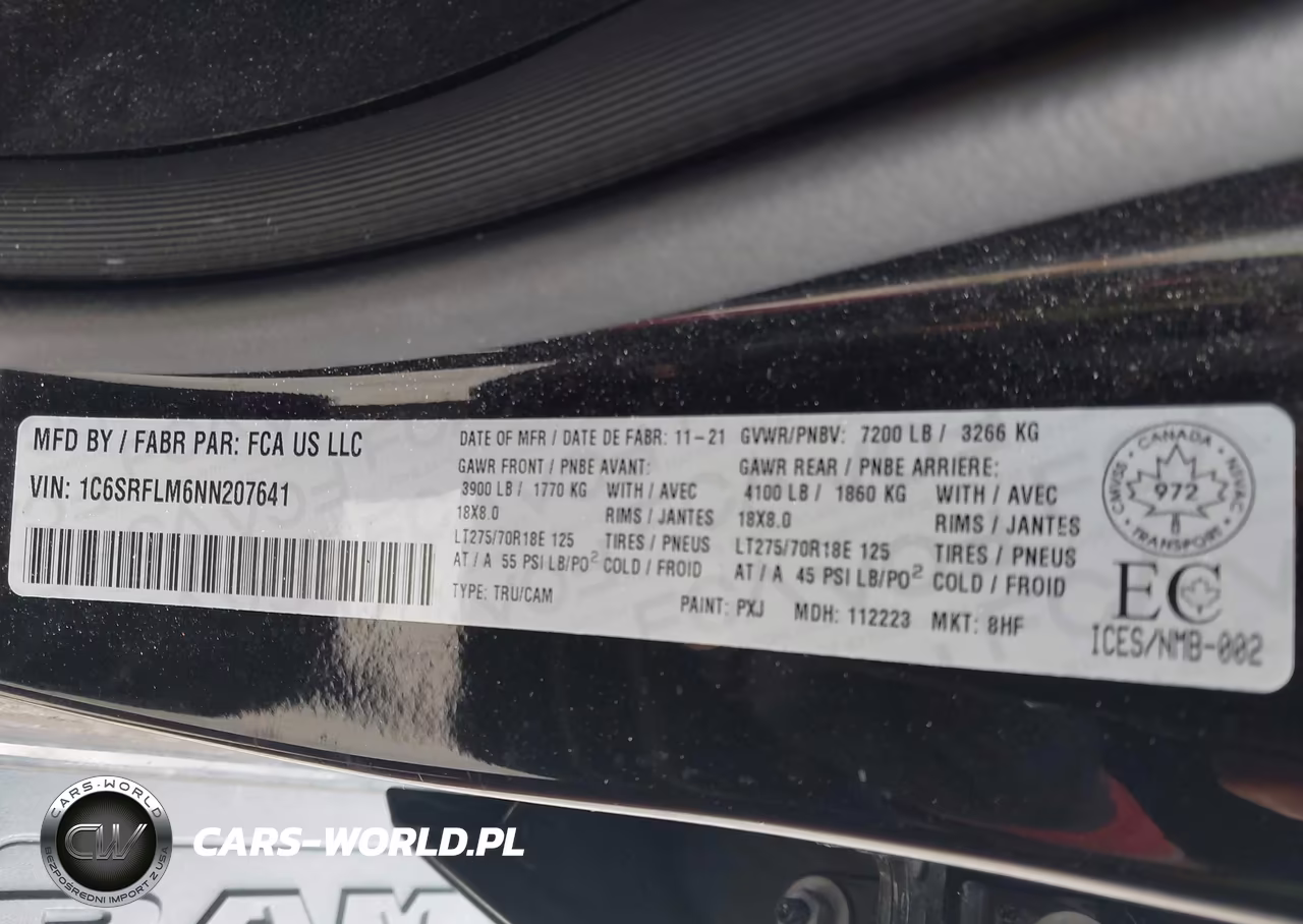 2022 Ram 1500 Rebel VIN:1C6SRFLM6NN207641 - 9