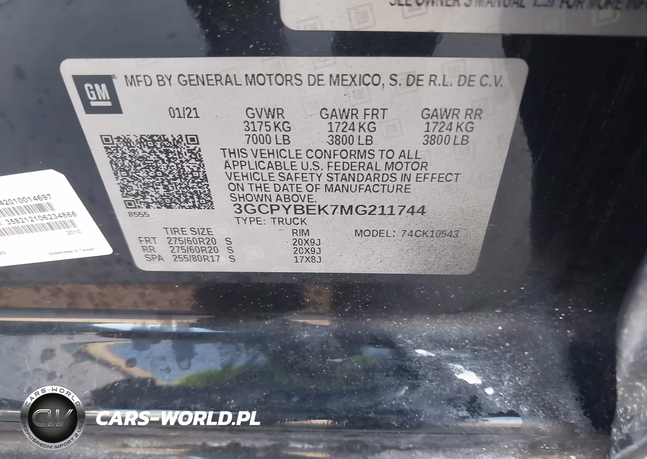 2021 Chevrolet Silverado 1500 4Wd Short Bed Custom VIN:3GCPYBEK7MG211744 - 9
