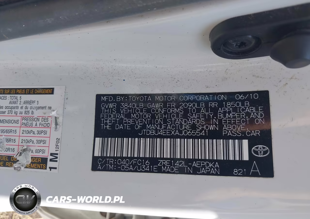 2010 Toyota Corolla Le VIN:JTDBU4EEXAJ065541 - 9