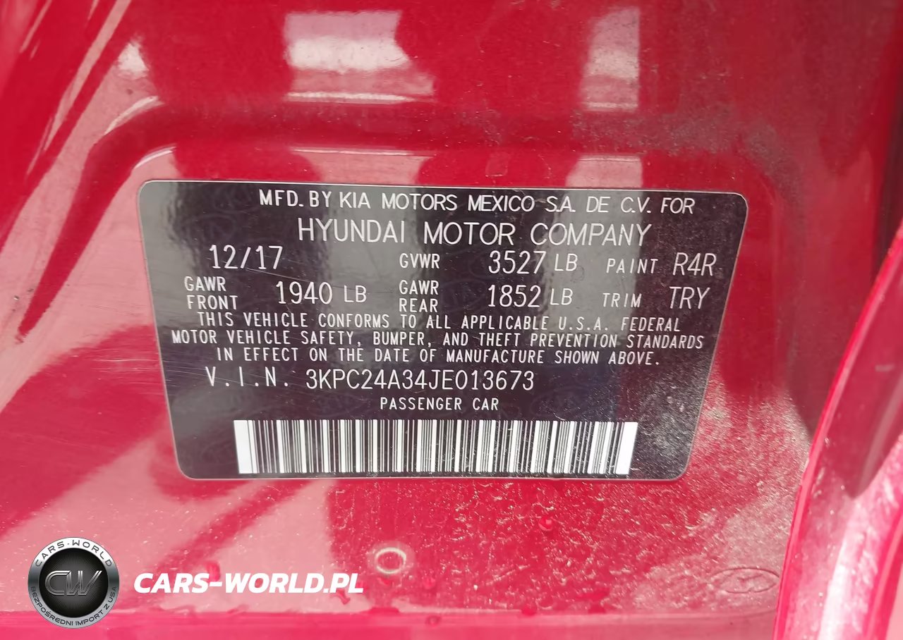 2018 Hyundai Accent Se VIN:3KPC24A34JE013673 - 9
