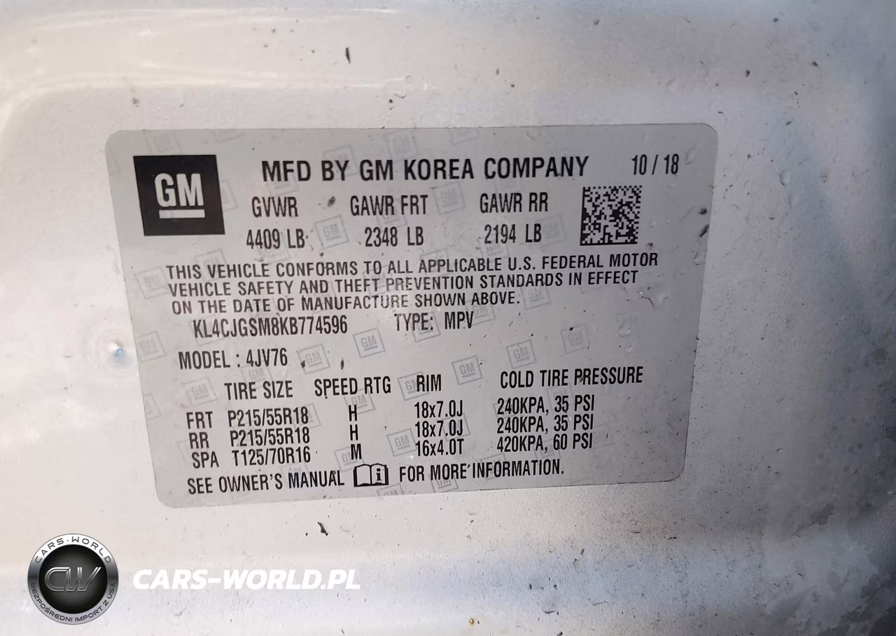 2019 Buick Encore Awd Essence VIN:KL4CJGSM8KB774596 - 9