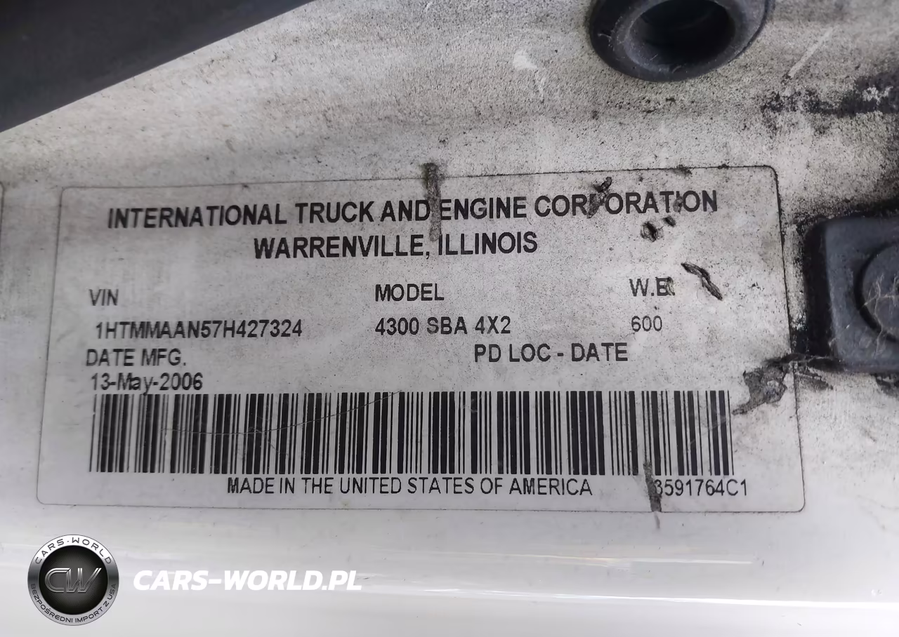 2007 International 4000 4300 VIN:1HTMMAAN57H427324 - 8