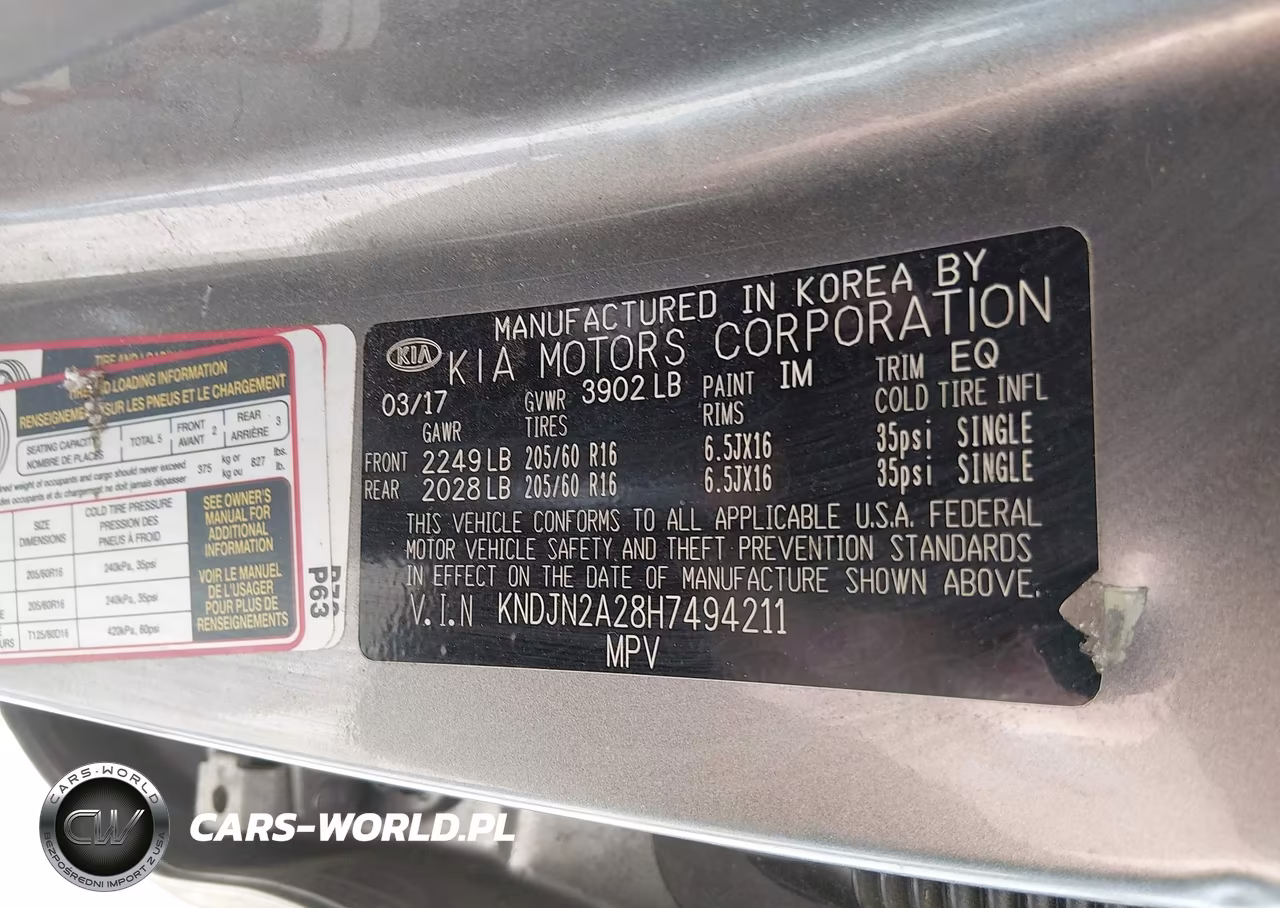 2017 Kia Soul VIN:KNDJN2A28H7494211 - 9
