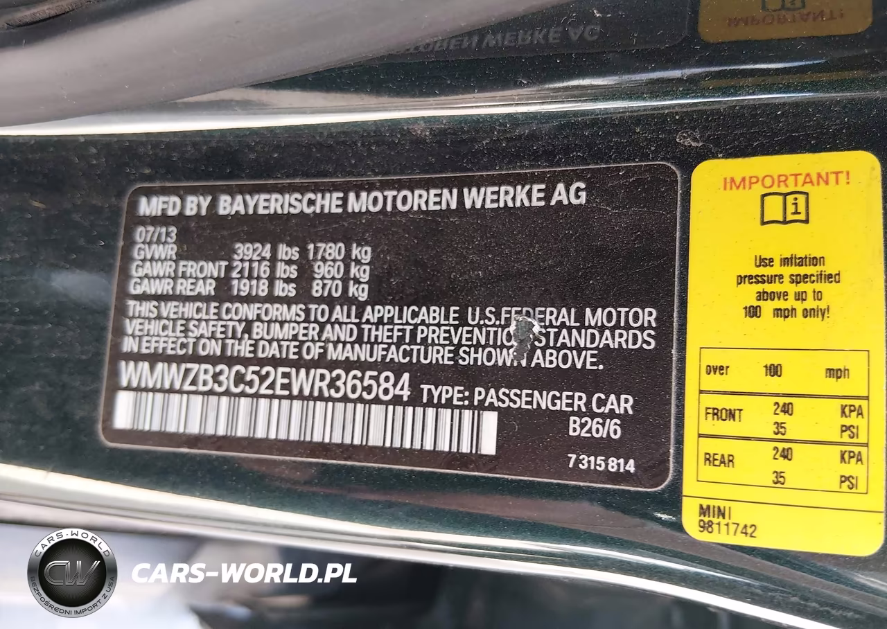 2014 Mini Countryman Cooper VIN:WMWZB3C52EWR36584 - 9