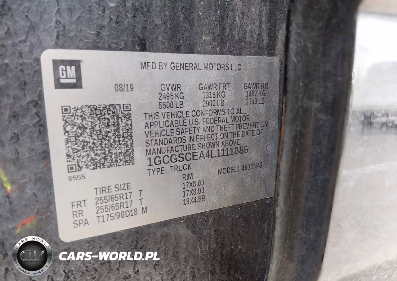 2020 Chevrolet Colorado VIN:1GCGSCEA4L1111886 - 9