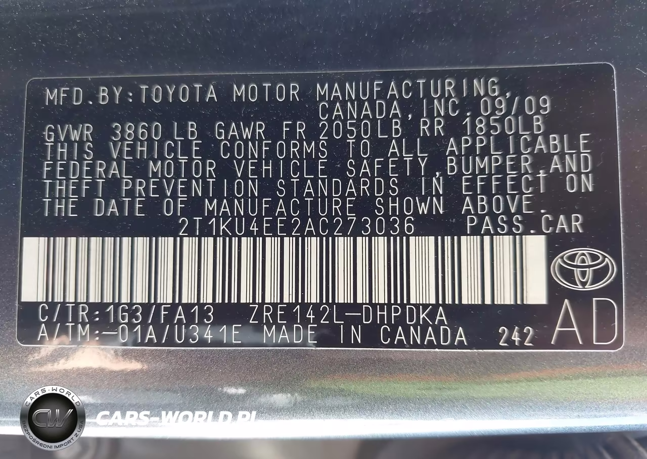 2010 Toyota Matrix VIN:2T1KU4EE2AC273036 - 9