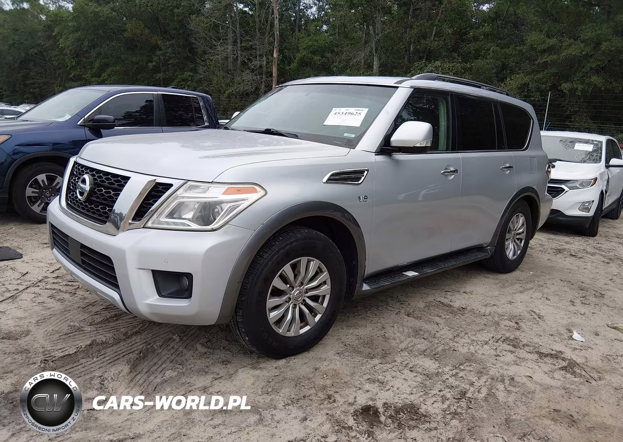 2018 Nissan Armada Sv VIN:JN8AY2ND2J9052025 - 2