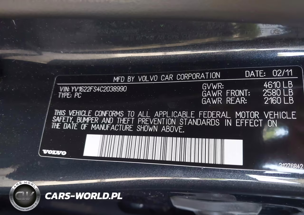 2012 Volvo S60 T5 VIN:YV1622FS4C2038990 - 9