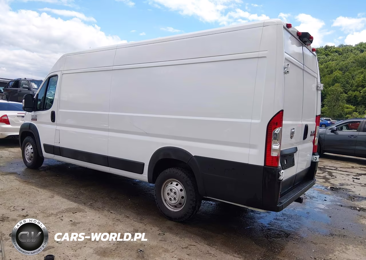2019 Ram Promaster 3500 Cargo Van High Roof 159 Wb Ext VIN:3C6URVJG7KE565296 - 3