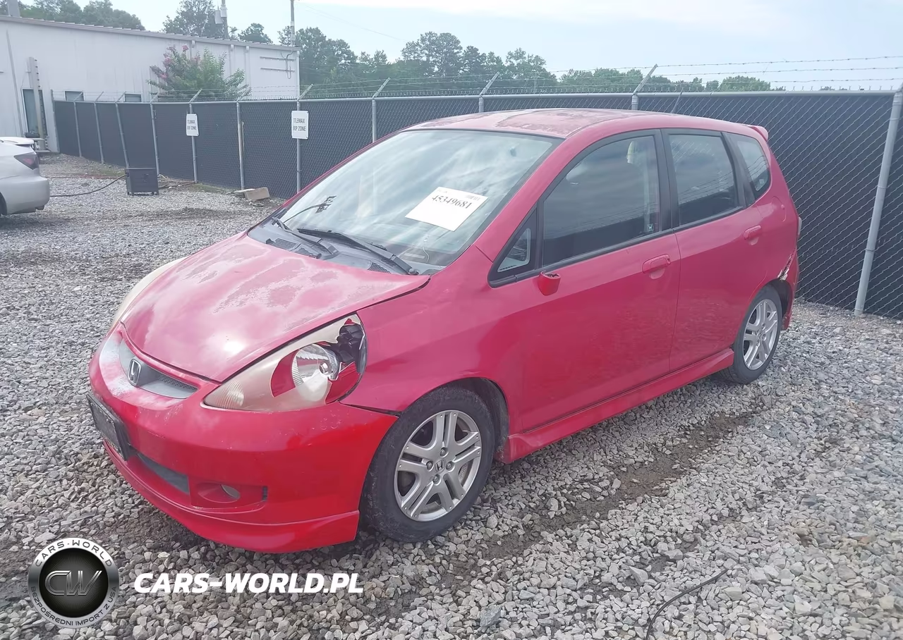 2007 Honda Fit Sport VIN:JHMGD38627S039764 - 2