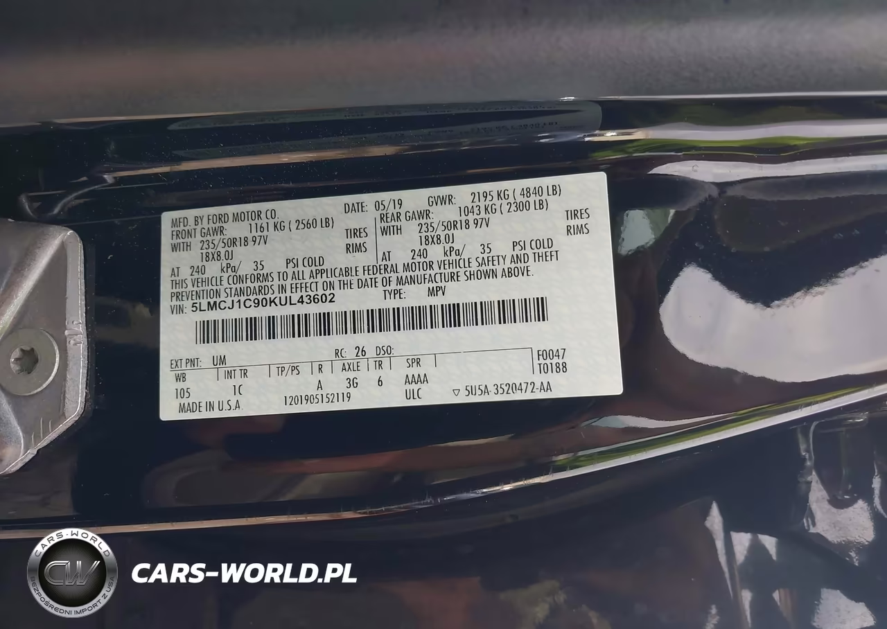 2019 Lincoln Mkc Standard VIN:5LMCJ1C90KUL43602 - 9
