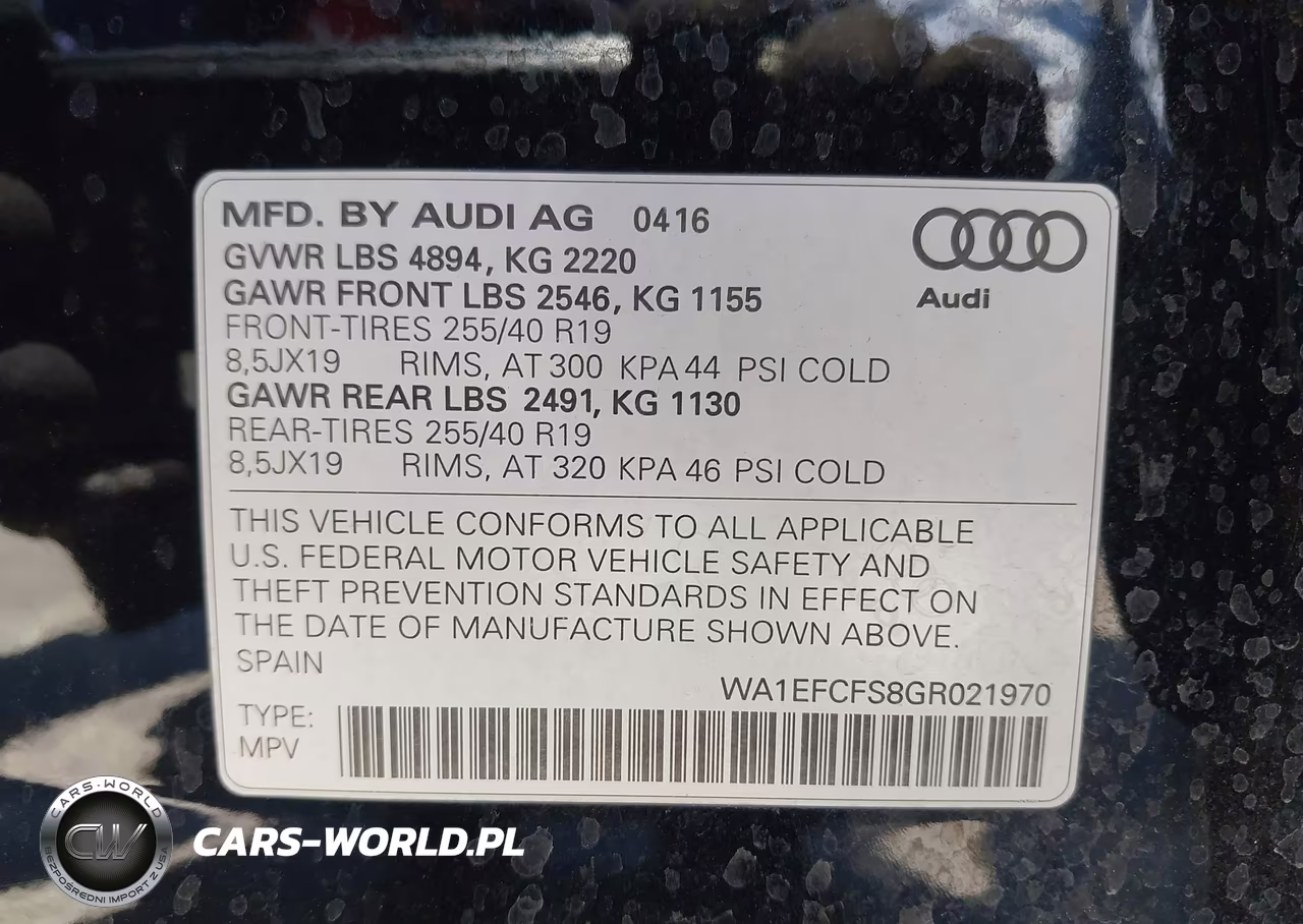 2016 Audi Q3 2.0T Premium Plus VIN:WA1EFCFS8GR021970 - 9