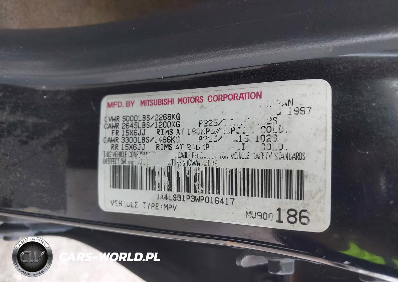 1998 Mitsubishi Montero Sport Ls VIN:JA4LS31P3WP016417 - 9