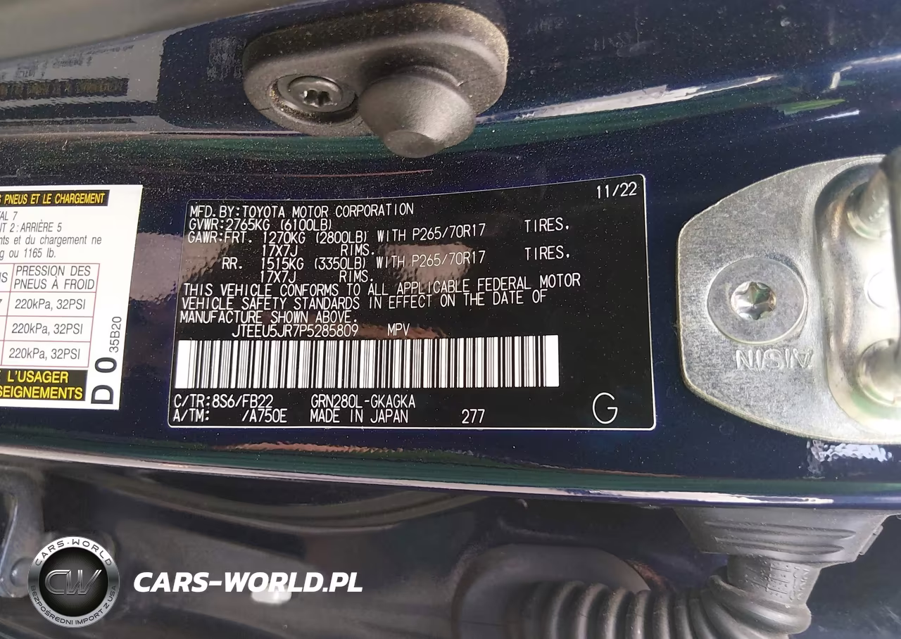 2023 Toyota 4Runner Sr5 VIN:JTEEU5JR7P5285809 - 9