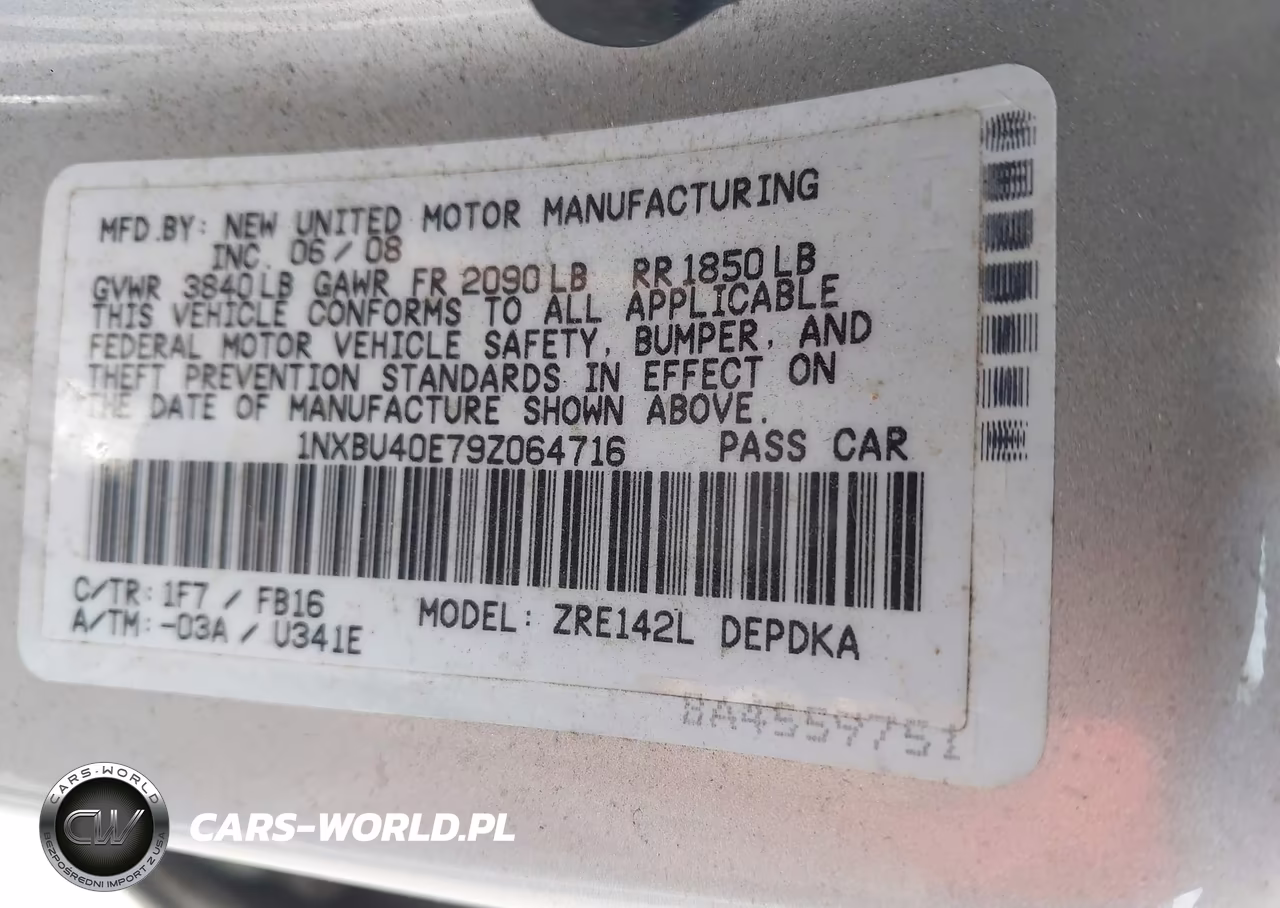 2009 Toyota Corolla Le VIN:1NXBU40E79Z064716 - 9