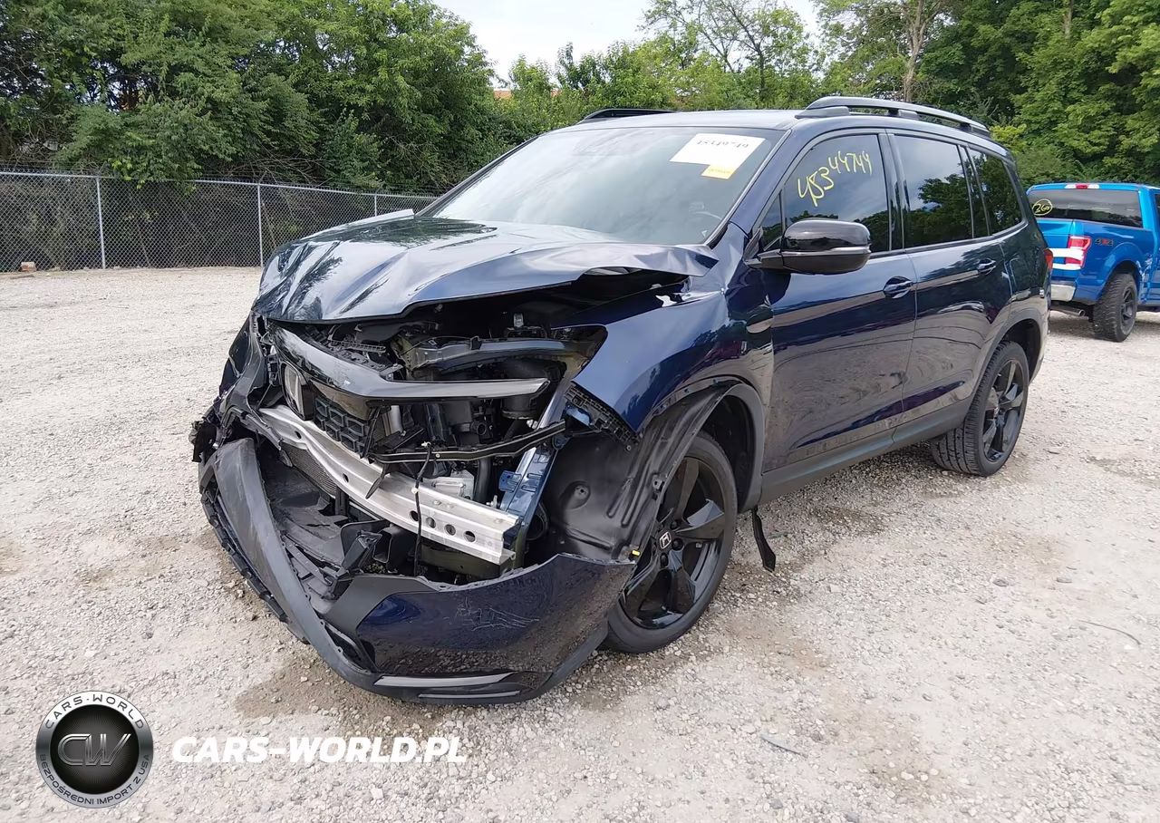 2021 Honda Passport Awd Elite VIN:5FNYF8H04MB029495 - 2