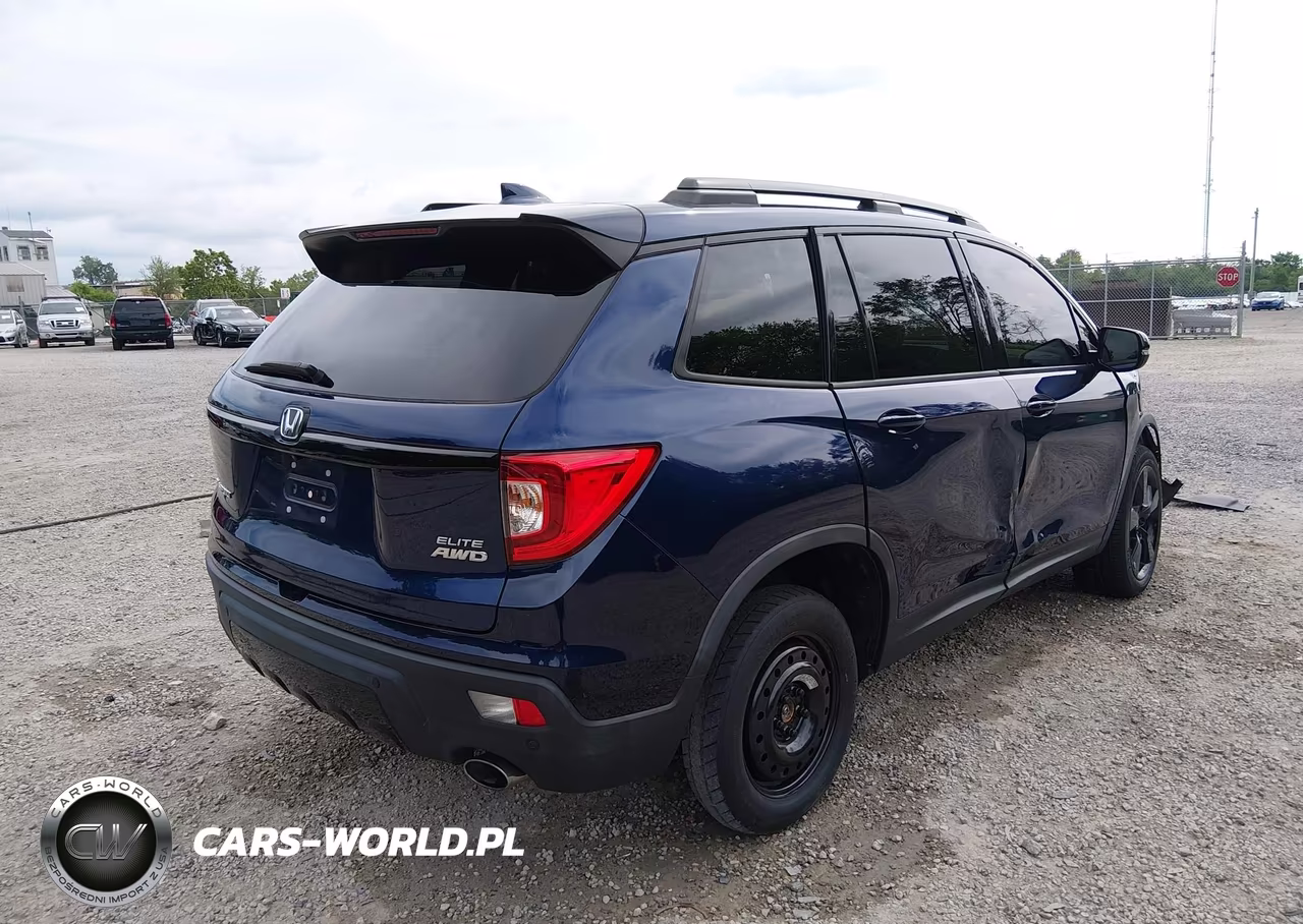 2021 Honda Passport Awd Elite VIN:5FNYF8H04MB029495 - 4