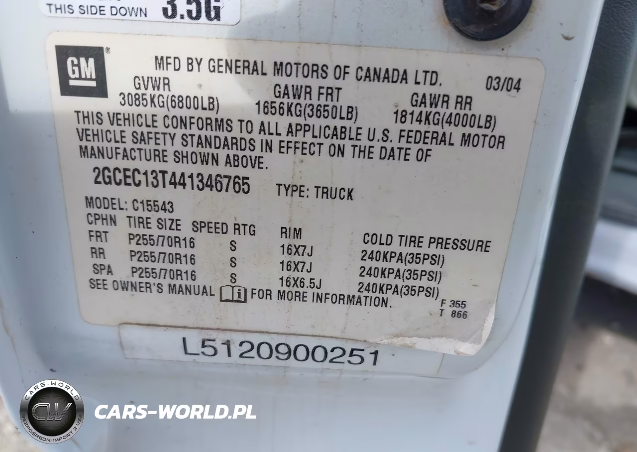 2004 Chevrolet Silverado 1500 Ls VIN:2GCEC13T441346765 - 9