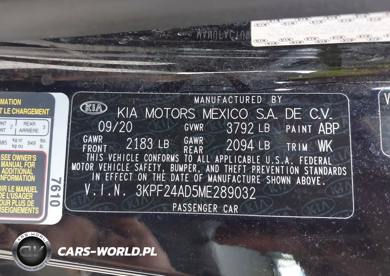 2021 Kia Forte Lxs VIN:3KPF24AD5ME289032 - 9