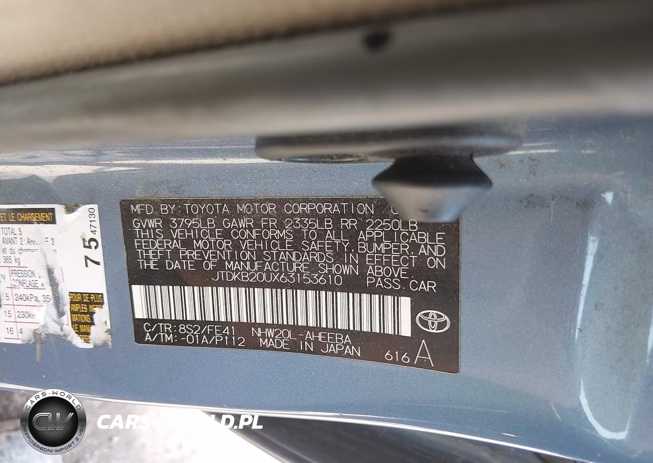 2006 Toyota Prius VIN:JTDKB20UX63153610 - 9