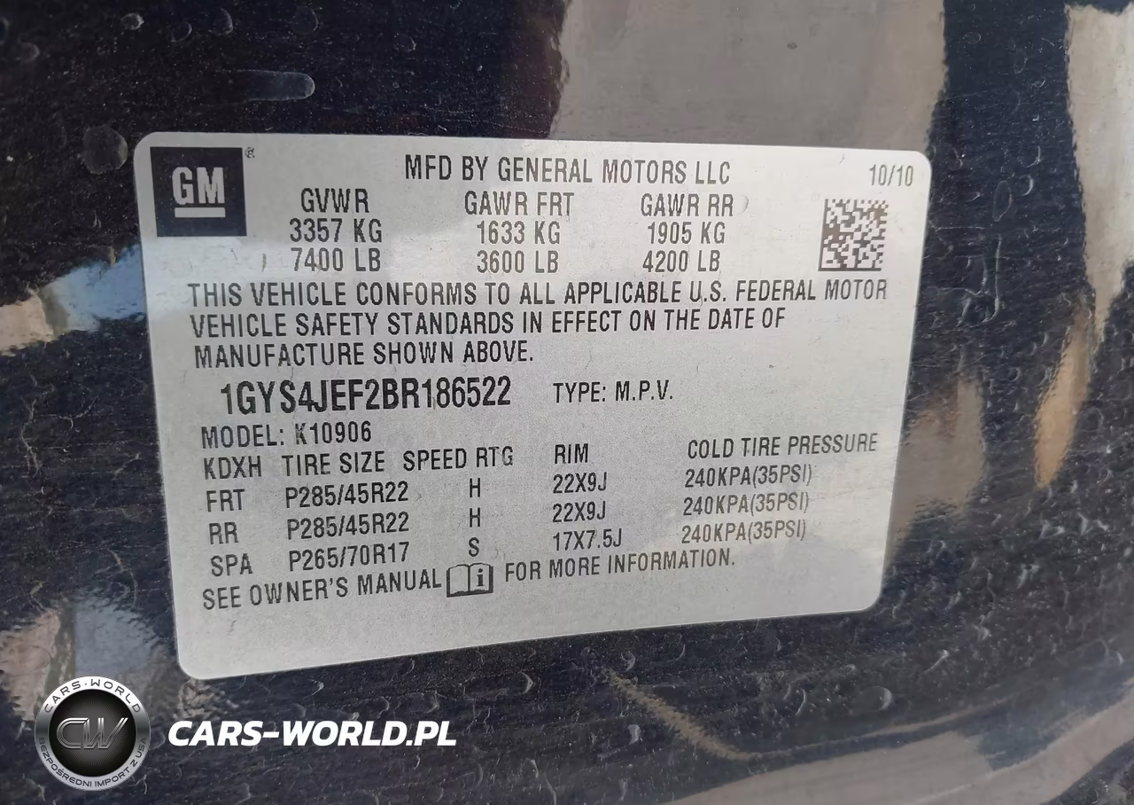 2011 Cadillac Escalade Esv Premium VIN:1GYS4JEF2BR186522 - 9