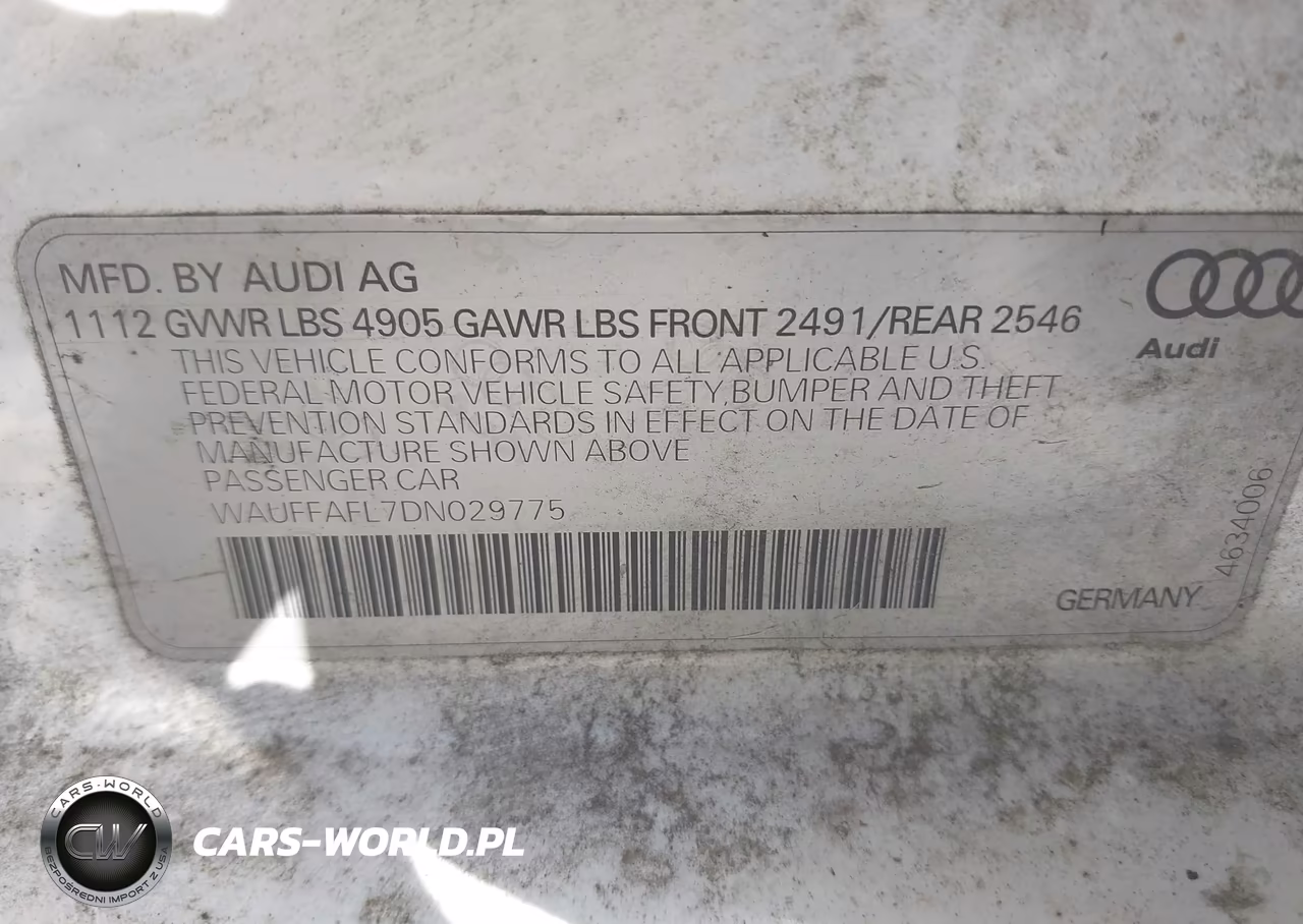2013 Audi A4 2.0T Premium VIN:WAUFFAFL7DN029775 - 9