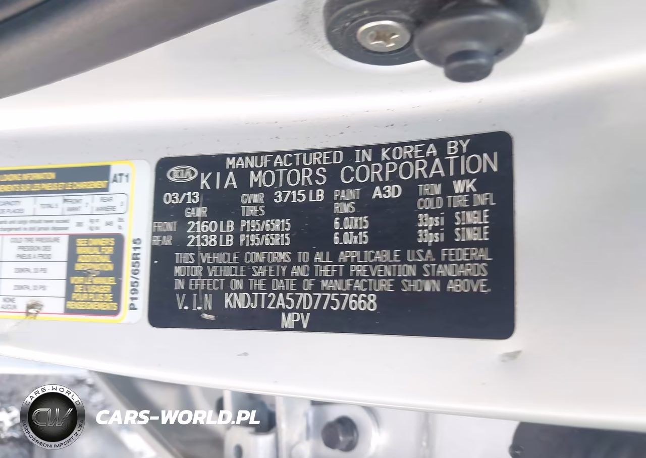 2013 Kia Soul VIN:KNDJT2A57D7757668 - 9