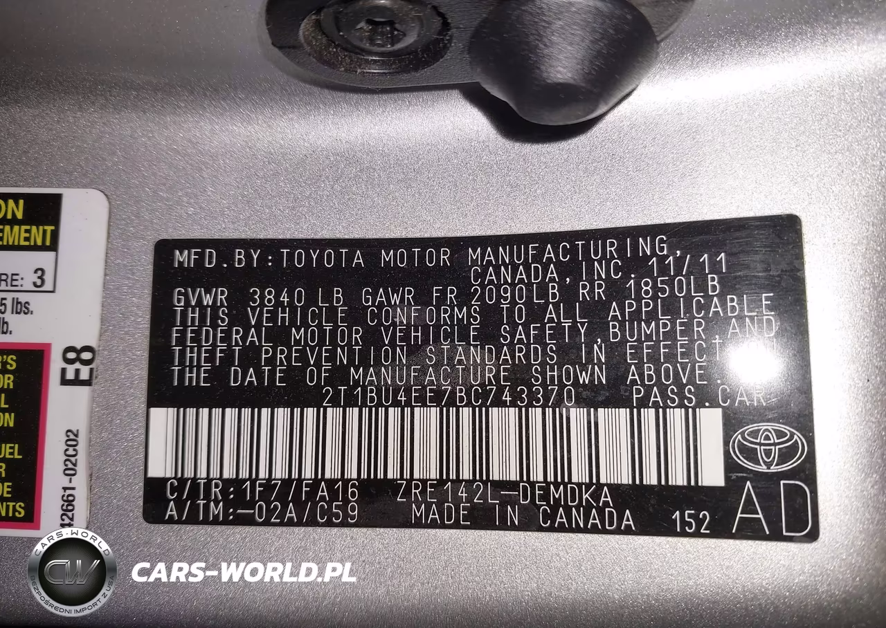 2011 Toyota Corolla VIN:2T1BU4EE7BC743370 - 9
