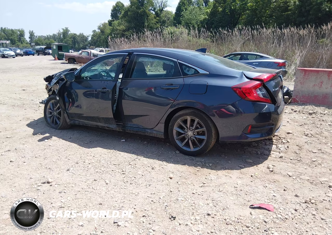 2021 Honda Civic Ex-L VIN:2HGFC1F7XMH702941 - 3