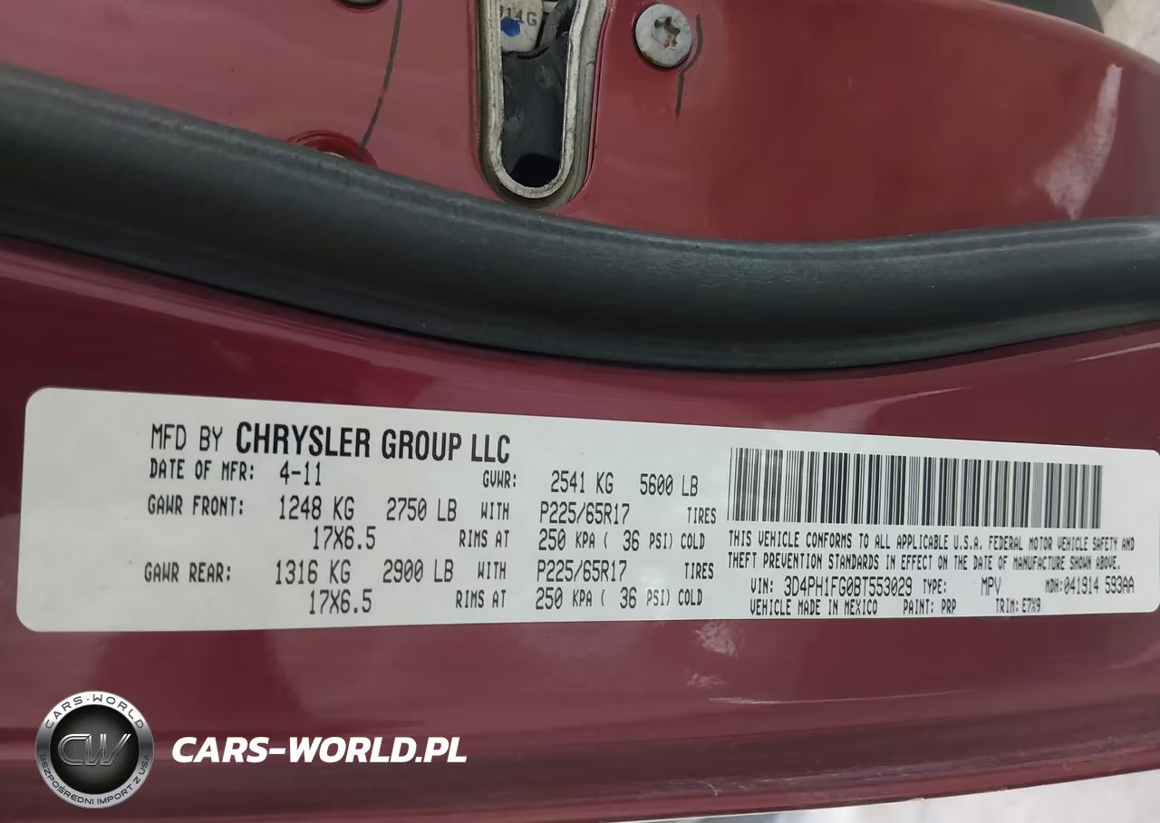 2011 Dodge Journey Mainstreet VIN:3D4PH1FG0BT553029 - 9