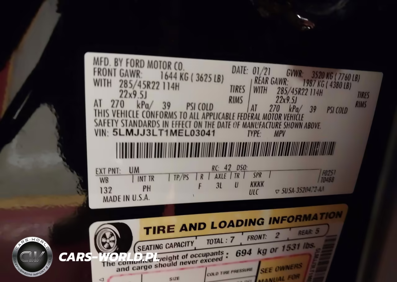 2021 Lincoln Navigator Reserve L VIN:5LMJJ3LT1MEL03041 - 9