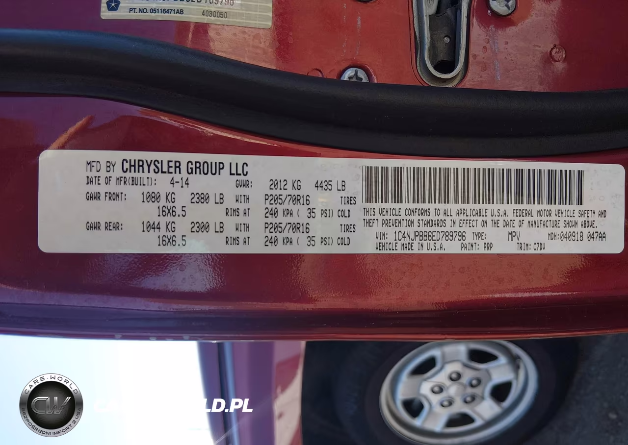 2014 Jeep Patriot Sport VIN:1C4NJPBB6ED789796 - 9