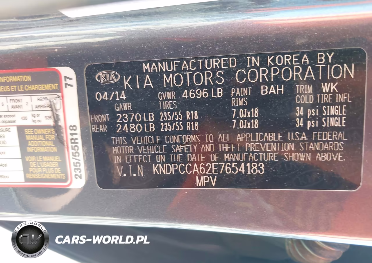 2014 Kia Sportage Sx VIN:KNDPCCA62E7654183 - 9