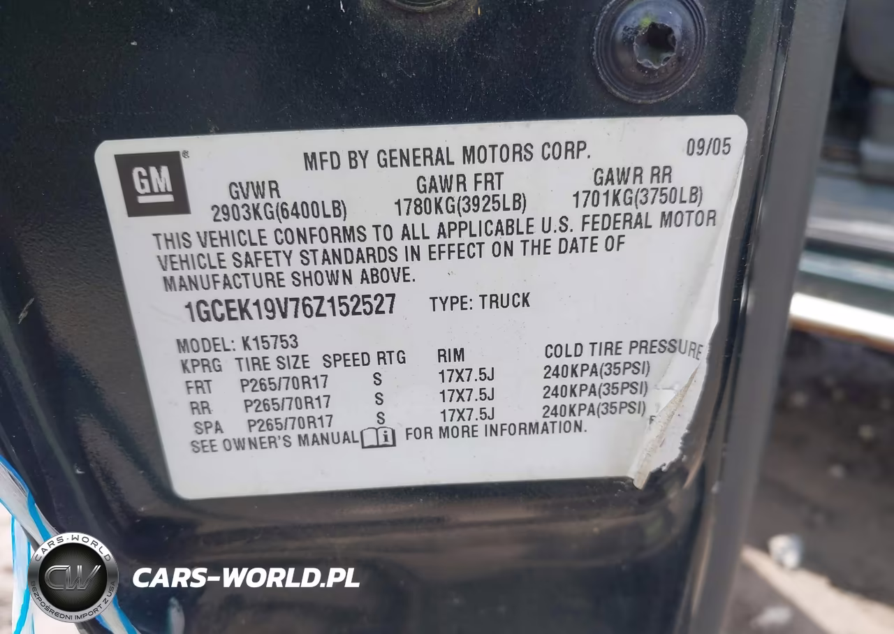 2006 Chevrolet Silverado 1500 Lt1 VIN:1GCEK19V76Z152527 - 9