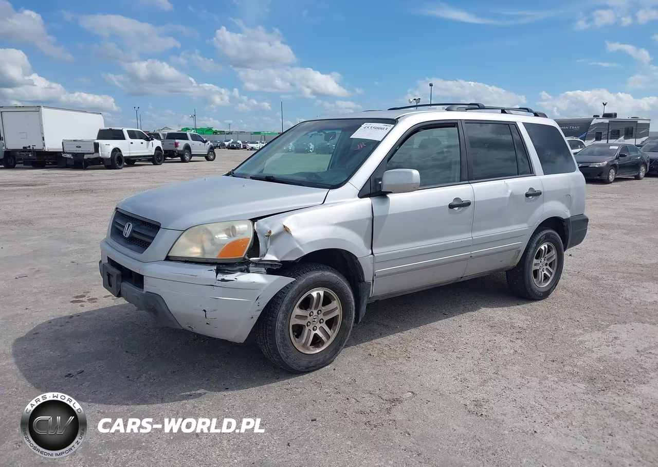 2004 Honda Pilot Ex-L VIN:2HKYF18564H509946 - 2