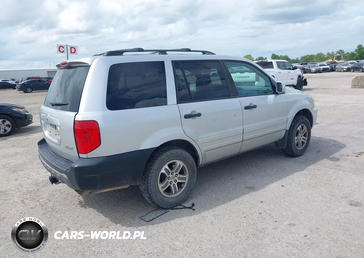 2004 Honda Pilot Ex-L VIN:2HKYF18564H509946 - 4