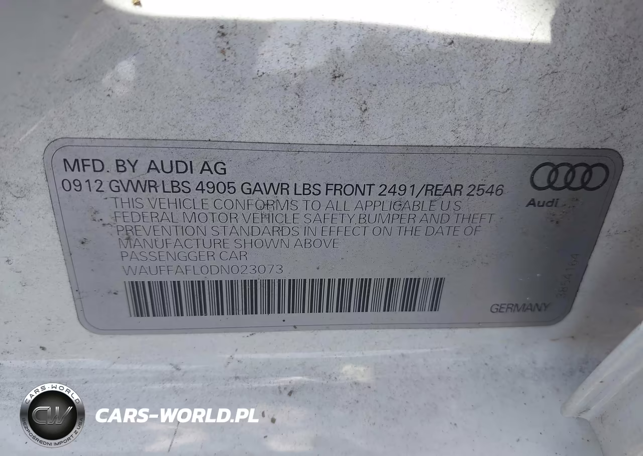 2013 Audi A4 2.0T Premium VIN:WAUFFAFL0DN023073 - 9