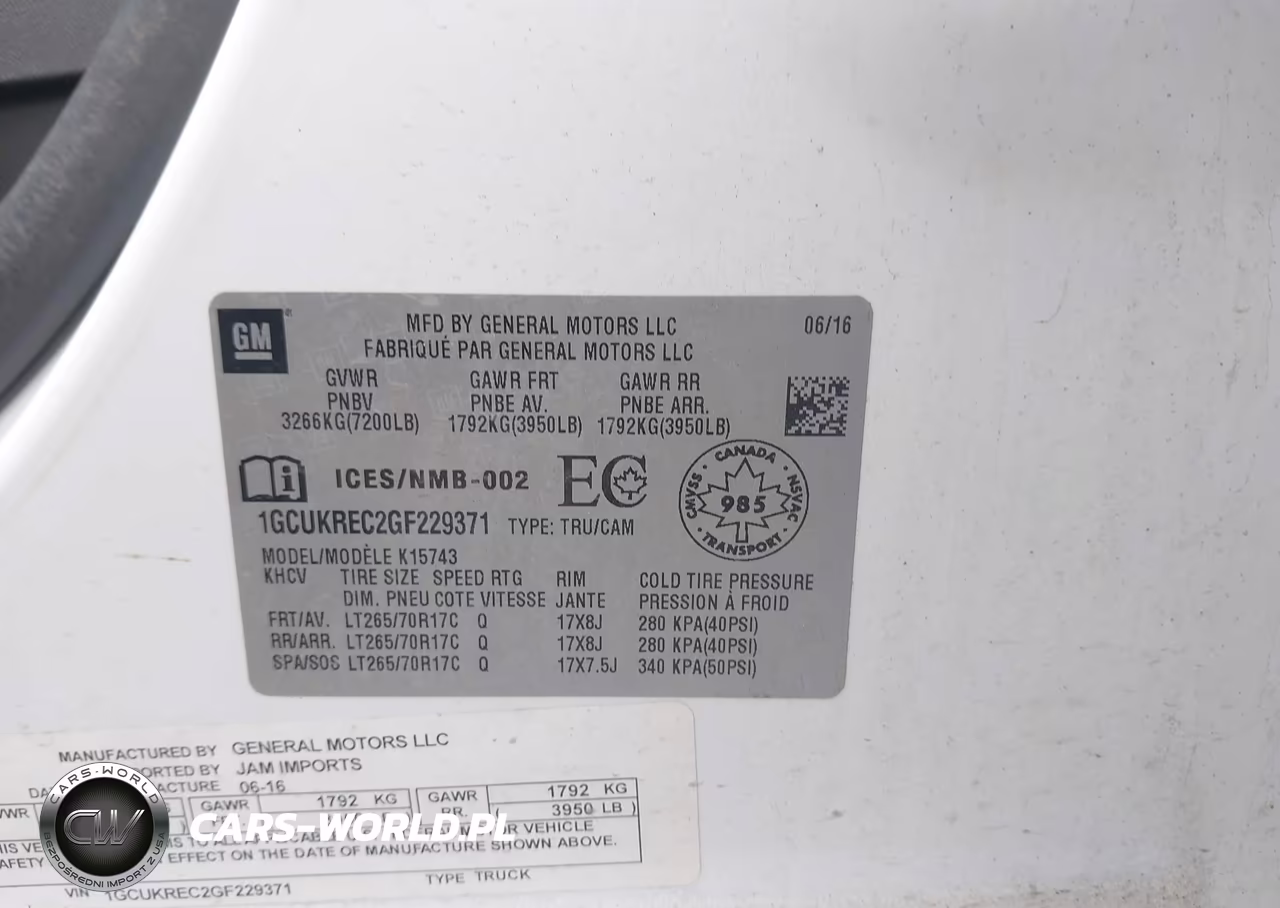 2016 Chevrolet Silverado 1500 1Lt VIN:1GCUKREC2GF229371 - 9